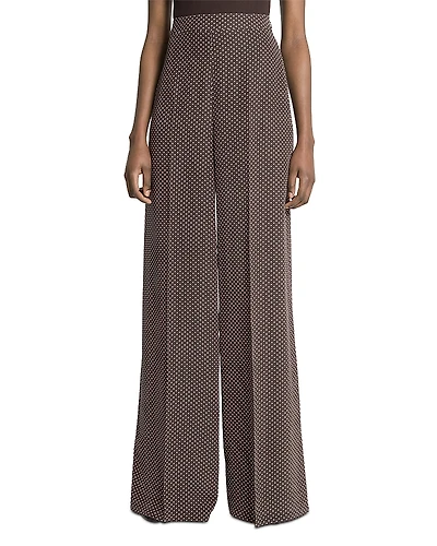 Kobi Halperin Flowy Silk Wide Leg Pants