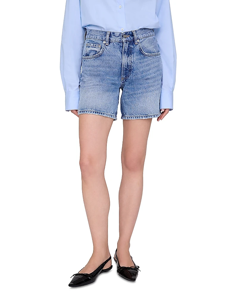 Anine Bing Heath Denim Shorts