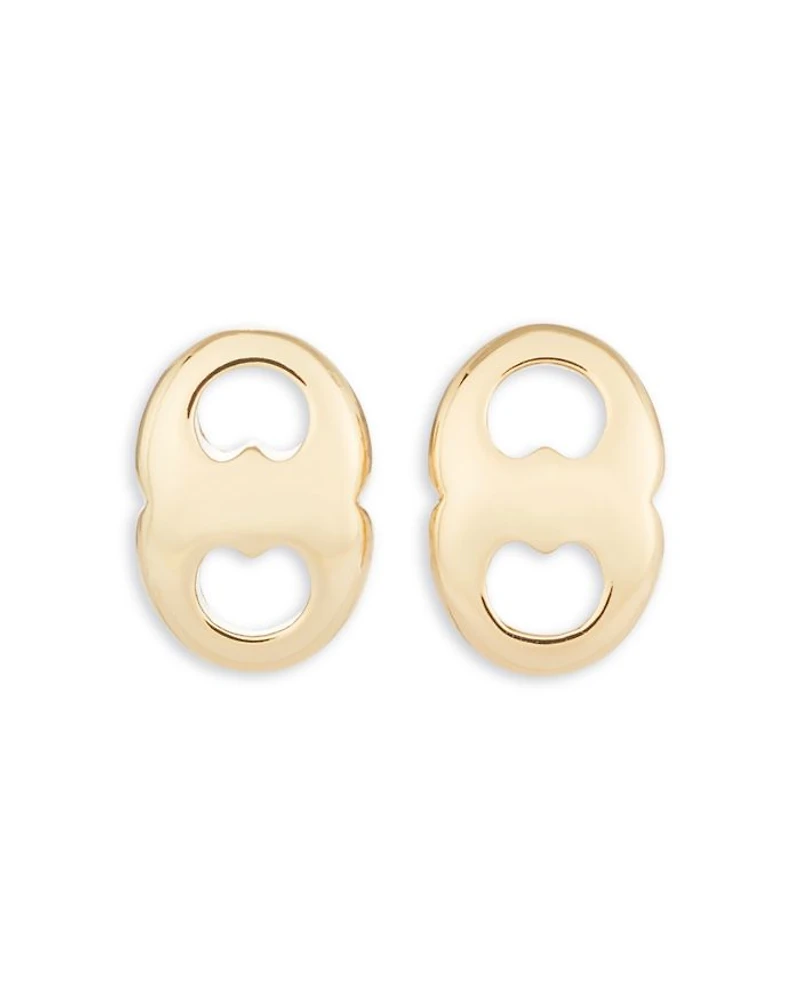 Gemini Link Stud Earrings