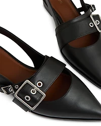 Women's Lois Buckle Flat Mules
