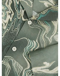Short Sleeve Button Front Camp Shirt