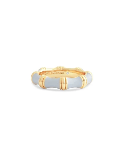 Blue Bamboo Band Ring