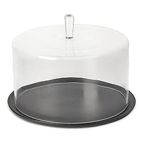 Costa Nova Set Plate with Glass Dome