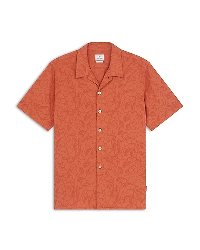 Ps Paul Smith Printed Short Sleeve Camp Shirt