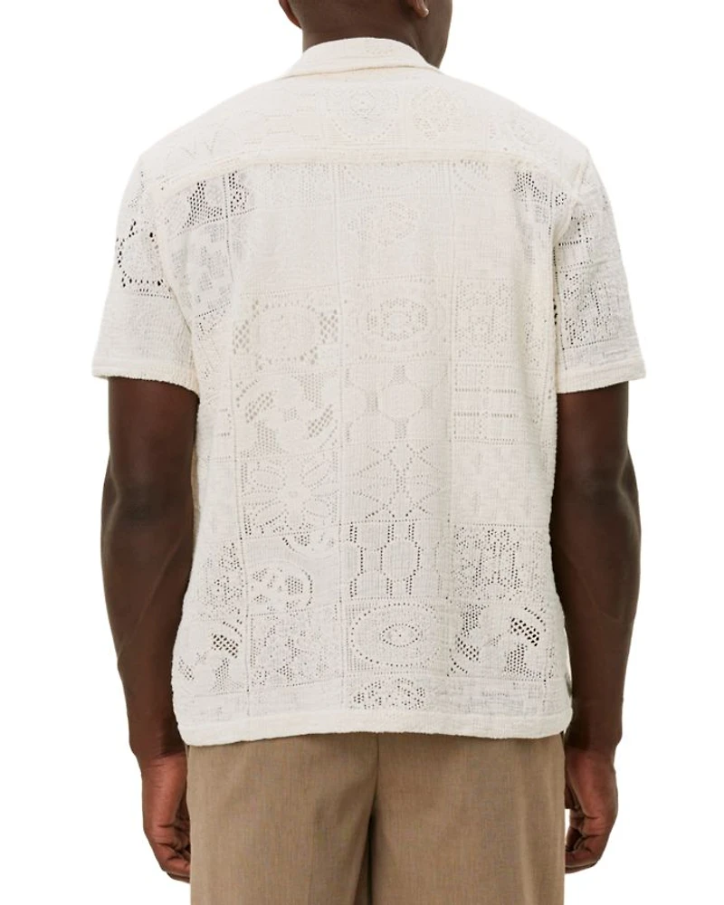 Hector Short Sleeve Lace Shirt