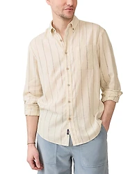 Faherty Regular Fit Button Down Linen Shirt