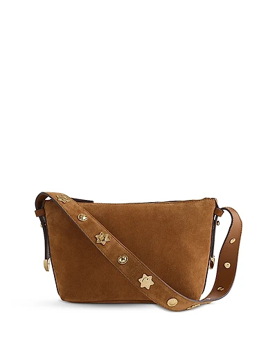 Madewell Sun Medallion Suede Shoulder Bag