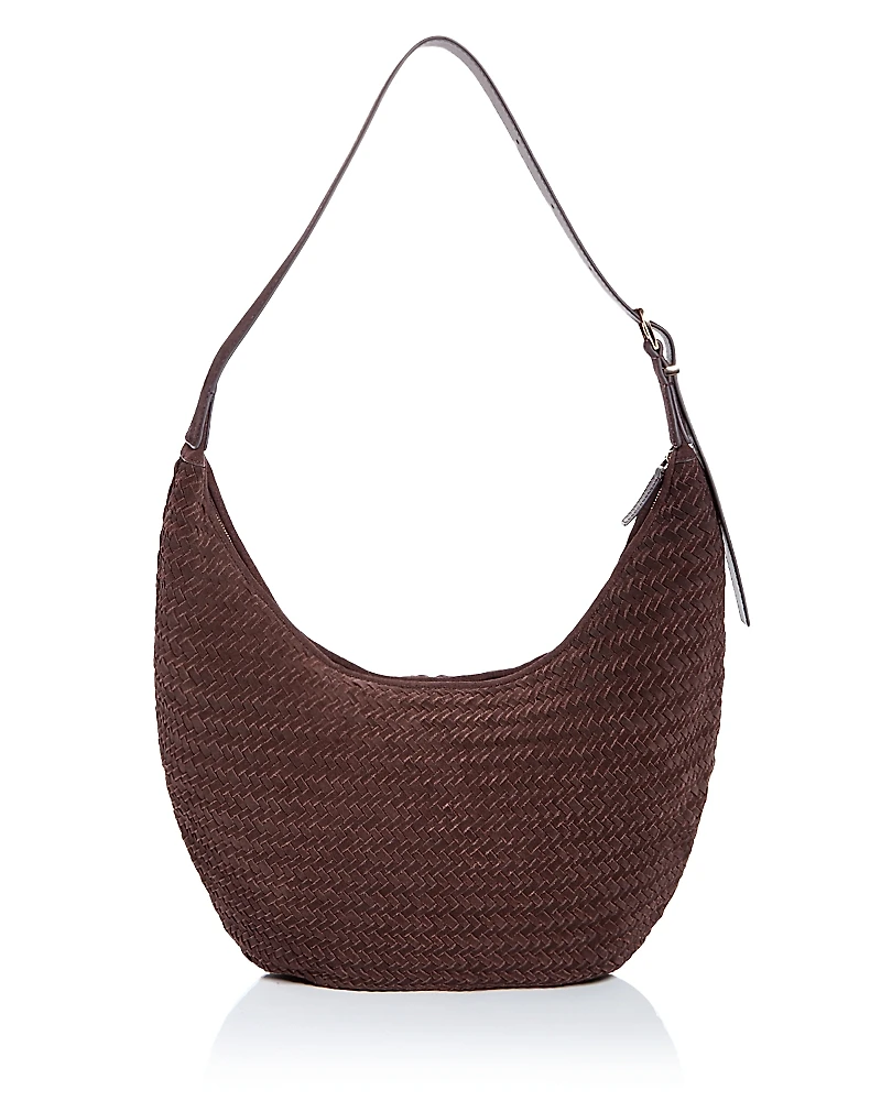 Madewell Essential Curve Suede Shoulder Bag