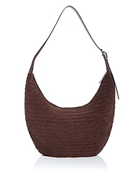 Madewell Essential Curve Suede Shoulder Bag