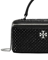 Kira Embellished Satin Vanity Case