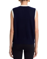 Cashmere V Neck Sweater Vest - Exclusive