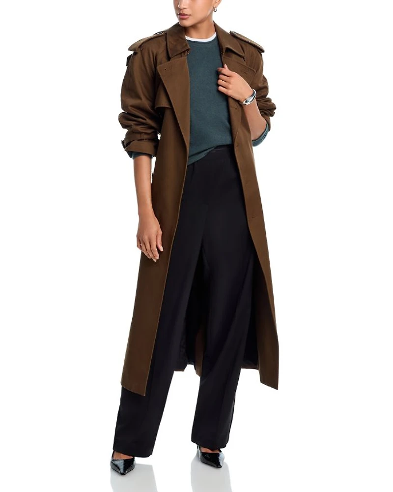 Rolled Edge Cashmere Sweater