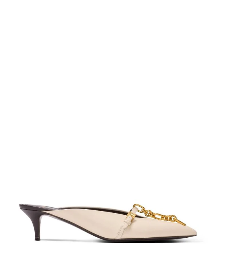 Women's Sync Leather Mules with Pointed Toe
