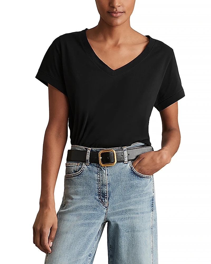 Reiss Luna V Neck Tee