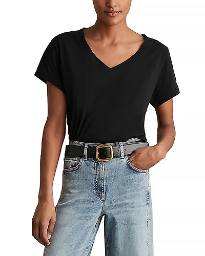 Reiss Luna V Neck Tee
