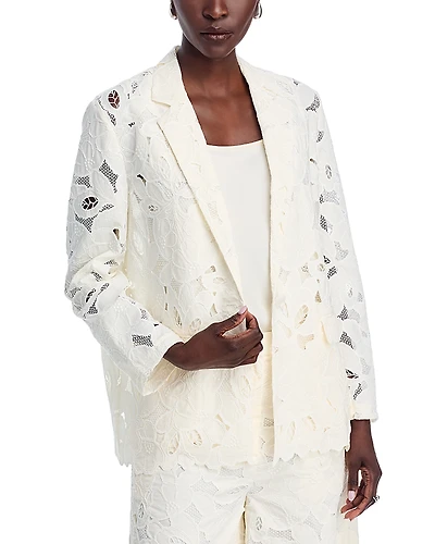 Boss Jonara Lace Single Button Blazer