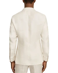 Park Linen Peak Lapel Slim Fit Blazer