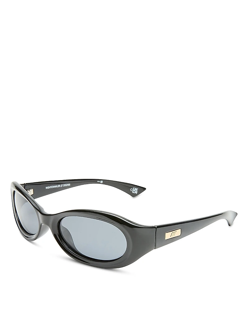 Le Specs Nightcrawler Oval Sunglasses