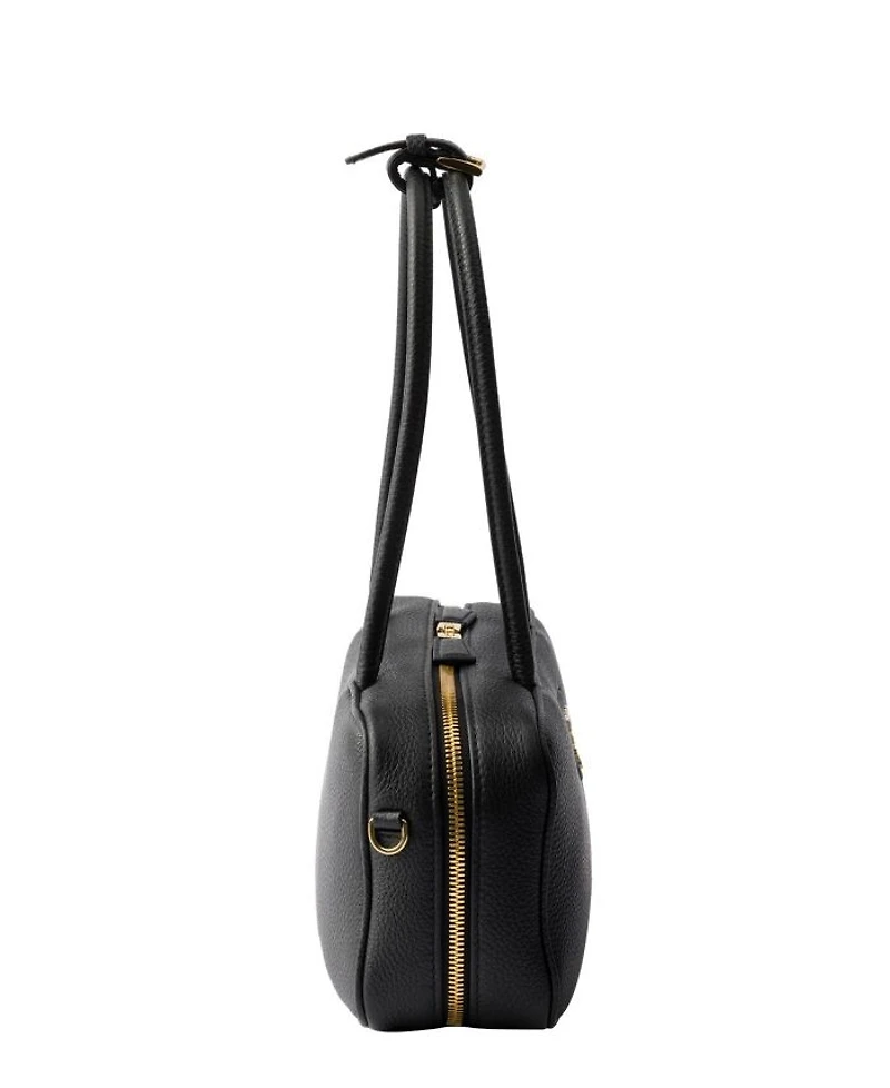 Medium Leather Top-Handle Bag