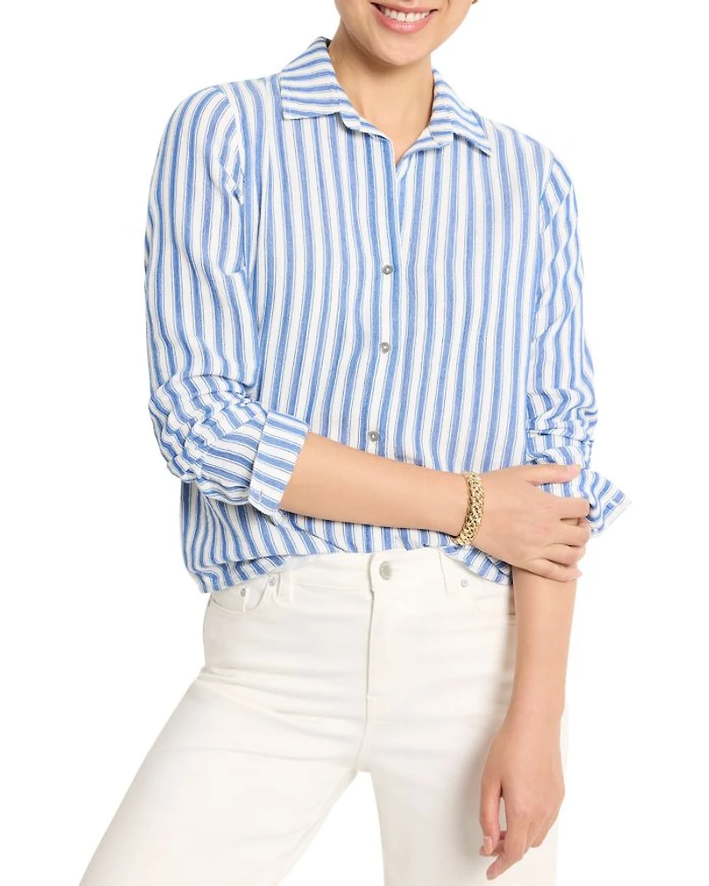 Double Gauze Striped Shirt