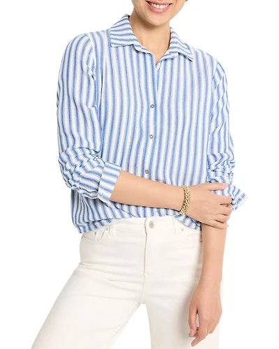 Double Gauze Striped Shirt