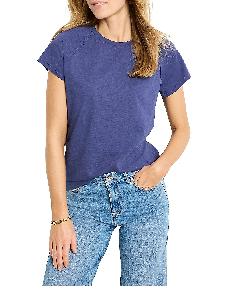 Nzt By Nic+Zoe Crewneck Slub Tee