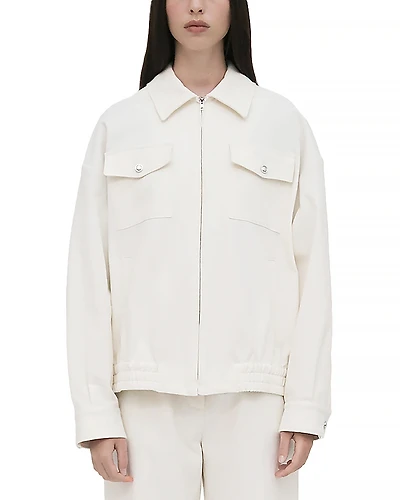 Rosetta Getty Zip Front Shirt Jacket