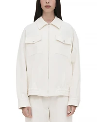 Rosetta Getty Zip Front Shirt Jacket