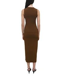 Ribbed Midi Skirt