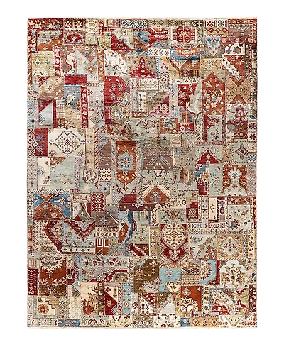 Bloomingdale's Indo Patchwork M5759 Area Rug, 9' x 12'