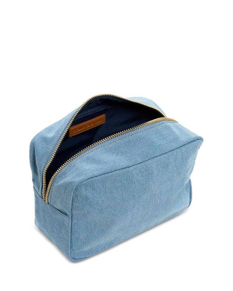 Large Denim Pouch