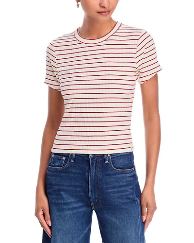 Luca Striped Ribbed Baby Tee