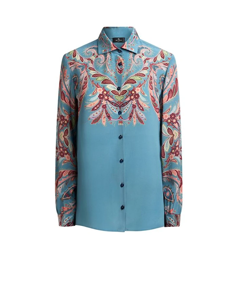 Printed Silk Shirt