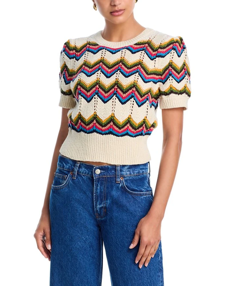 The Powder Puff Chevron Sweater