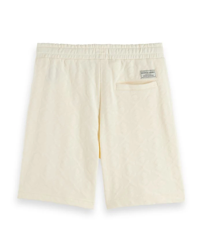 Jacquard Regular Fit Terry Shorts