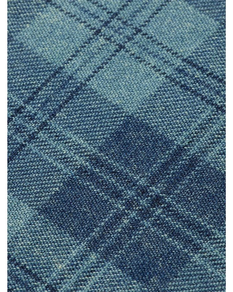Regular Fit Washed Denim Check Shirt Jacket