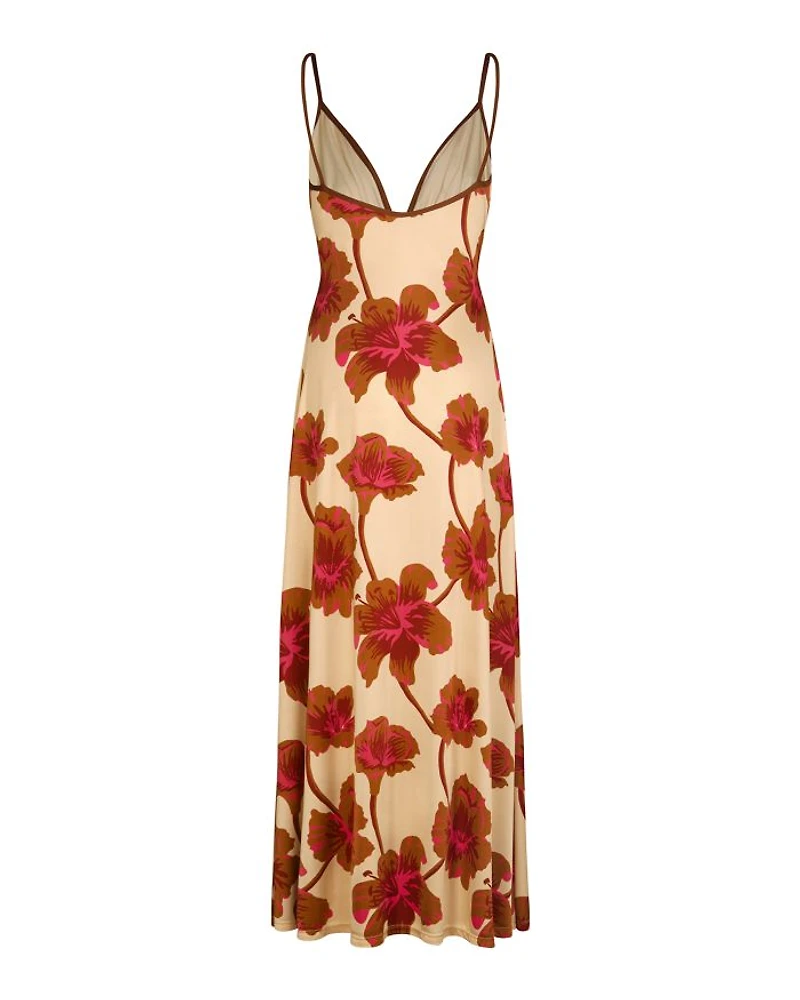 Sendero De Astromelias Ankle Dress