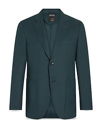 Zegna Oasi Lino Blue Flower Jacket