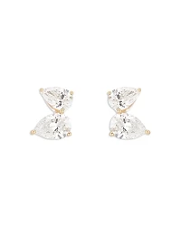 Adina Reyter 14K Yellow Gold Lab Grown Diamond Petal Stud Earrings