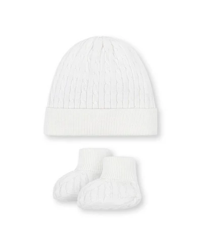 Unisex Organic Sweater Beanie and Bootie 2-Piece Set - Baby