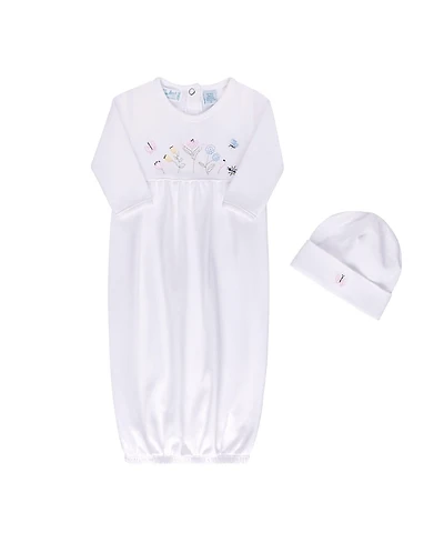 Feltman Brothers Unisex Vehicle Embroidered Cotton Gown with Hat