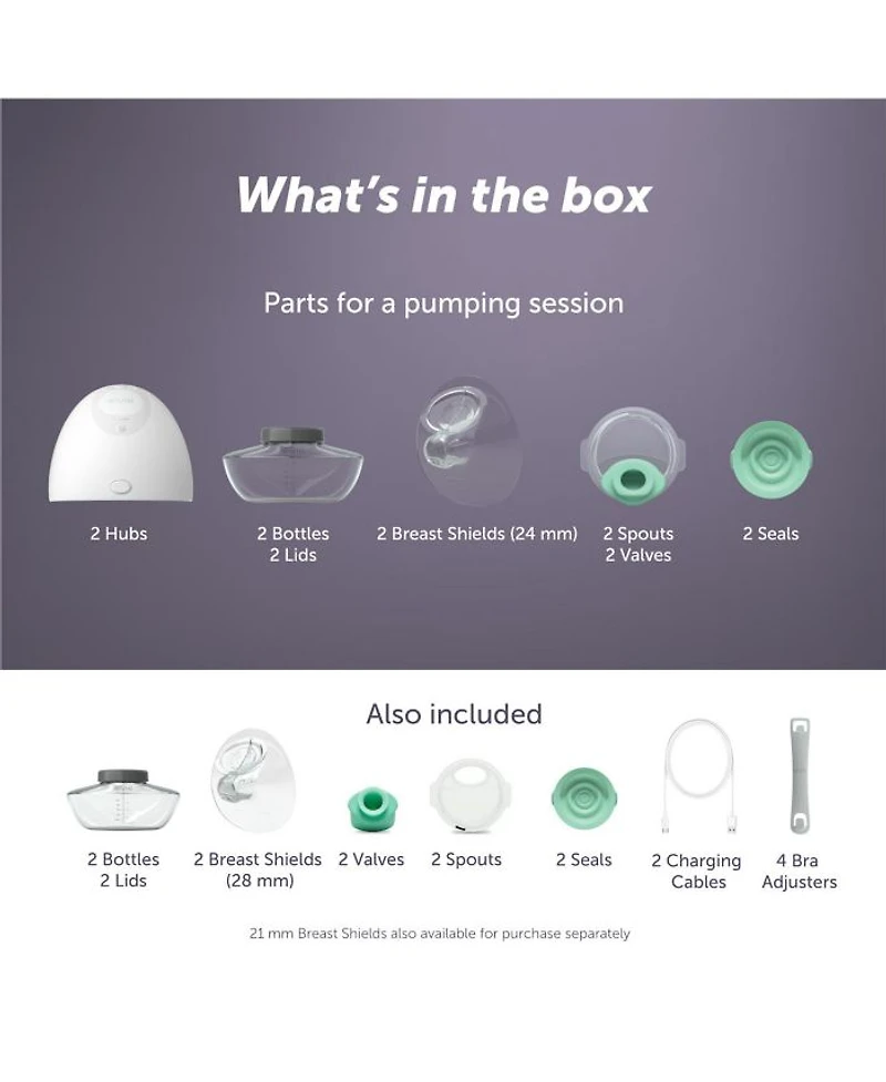 Wearable Pump - Double Electric Breast Pump
