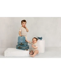 Boys' Pointelle Striped Knit Set - Little Kid