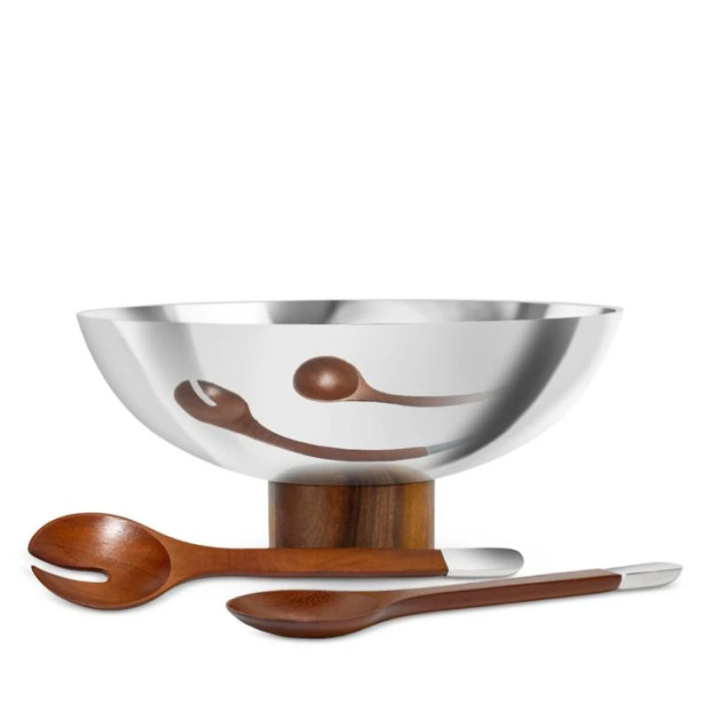 Pinnacle Salad Bowl with Servers - Exclusive