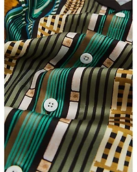 CHE Sala Square Mixed Prints Cuban Shirt