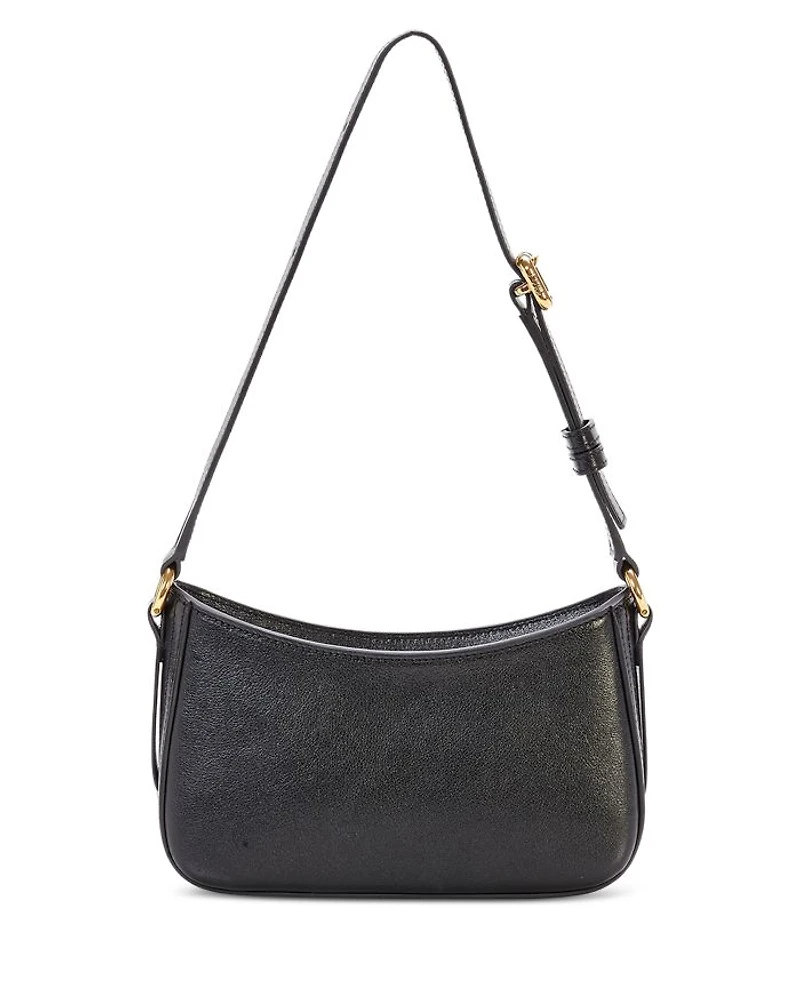 Medallion Mini Leather Shoulder Bag