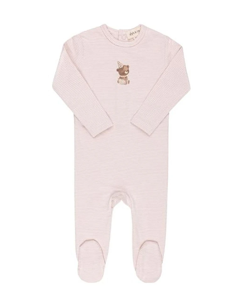 Ely's & Co. Unisex French Terry Footie Bear Collection - Baby