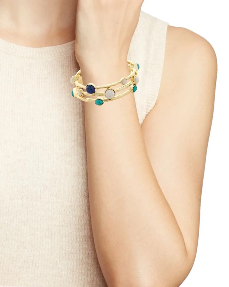 Stone Bangle Set - Exclusive