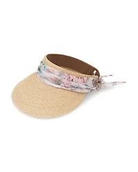 Chloe Raffia Visor