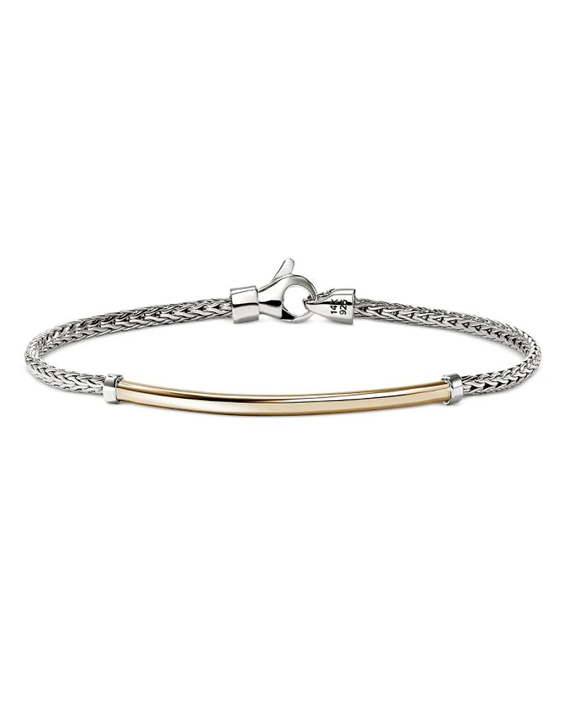 Sterling Silver & 14K Yellow Gold JH Essentials Bracelet